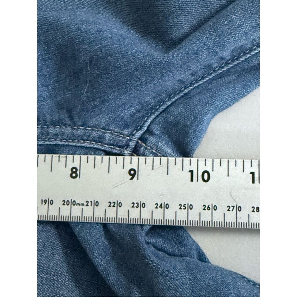 Paige Verdugo Crop Jeans Womens 28‎ Blue Denim Demilo Distressed Skinny - Picture 14 of 15